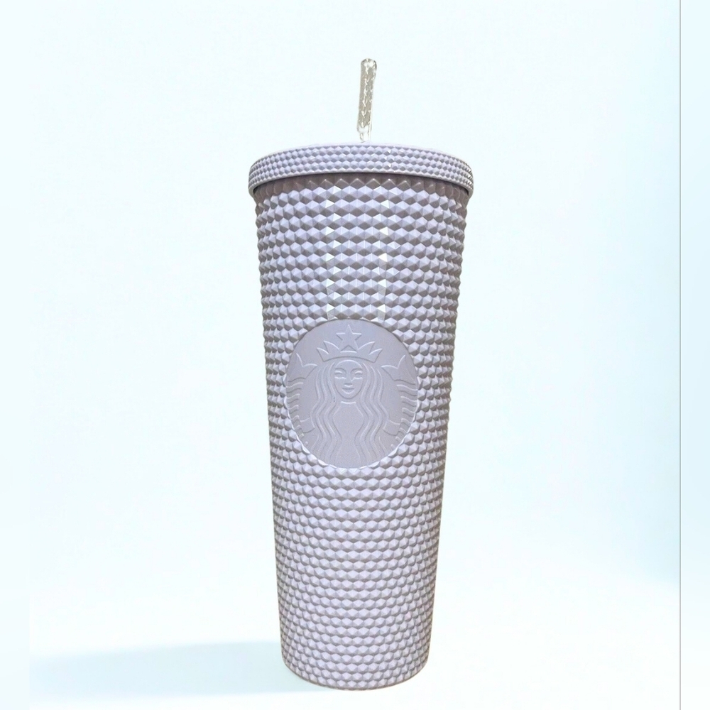 Starbucks White Studded Tumbler 24oz – 2024 Spring, Like New